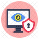 Security Monitoring Safety Monitoring Protection Monitoring Icon