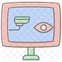 Security Monitoring Lineal Color Icon Icon