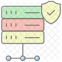 Security Network Lineal Color Icon Icon