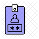 Security Pass Access Id Icon