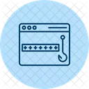 Security Password Fishing Pentaglow Icon