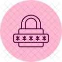 Security Password Pentaglow Icon