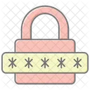 Security Password Lineal Color Icon Icon