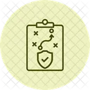 Security Planning Pentaglow Icon