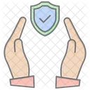 Security Protection Lineal Color Icon Icon