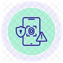 Security Risk Color Circle Icon Icon