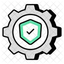 Security Setting Security Management Security Development Icon