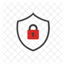 Security Shield Padlock Lock Icon