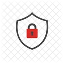 Security Shield Padlock Lock Icon