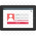 Security Template for Account Page  Icon
