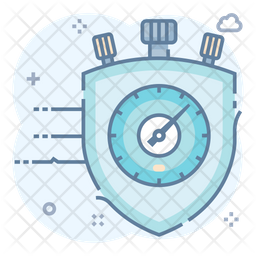 Security Testing Icon - Download in Colored Outline Style