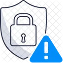 Security Warning Security Breach Notification Data Breach Alert Icon