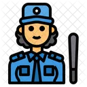 Security Woman Avatar Occupation Icon
