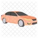 Sedan Car Traveling Car Driving Icon