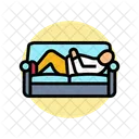 Sedentary Lifestyle Obesity Icon