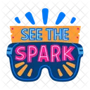 See The Spark Goggles Eyewear Icon