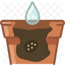Seeding Earthen Flowerpot Icon