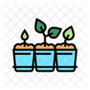 Seedlings Cup Color Icon