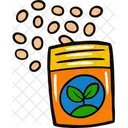 Seeds Packaging Farm Nature Icon