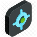 Seeker Target Isometric Icon