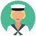 Matrose Frau Avatar Symbol