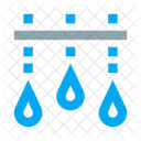Oberflache Benetzt Feuchtigkeit Symbol