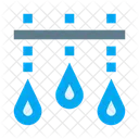 Oberflache Benetzt Feuchtigkeit Symbol