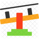 Seesaw Teeter Totter Playground Balance Icon