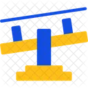 Seesaw Teeter Totter Playground Balance Icon