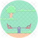 Seesaw Game Kids Play Kid Ride Icon