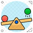 Seesaw Balance Swing Teeterboard Icon