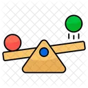 Seesaw Balance Swing Teeterboard Icon