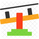 Seesaw Teeter Totter Playground Balance Icono