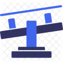 Seesaw Teeter Totter Playground Balance Icono