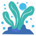 Seewed Coral Blue Seaweed Coral Icon