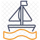 Segelboot  Symbol