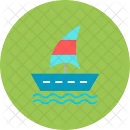 Segelboot  Symbol