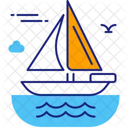 Segelboot  Symbol