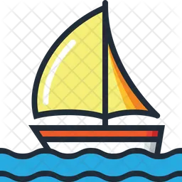 Segelboot  Symbol