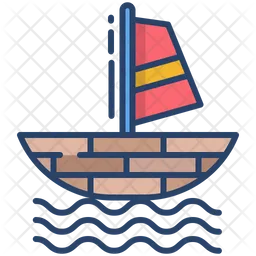 Segelboot  Symbol