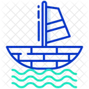 Segelboot Symbol