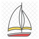 Segelboot  Symbol