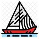 Segelboot Segelboot Segelschiff Symbol