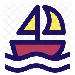 Segelboot  Symbol