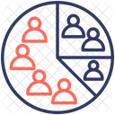 Segment De Clientele Statistiques Population Icône
