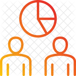 Segmentación de empleados  Icono