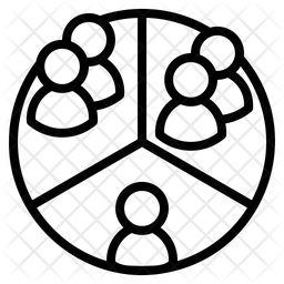Segmentation Icon - Download in Line Style