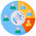 Segmentation User Megaphone Icon