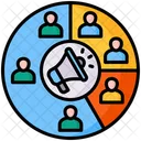 Segmentation User Megaphone Icon