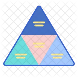 Segmented Pyramid  Icon